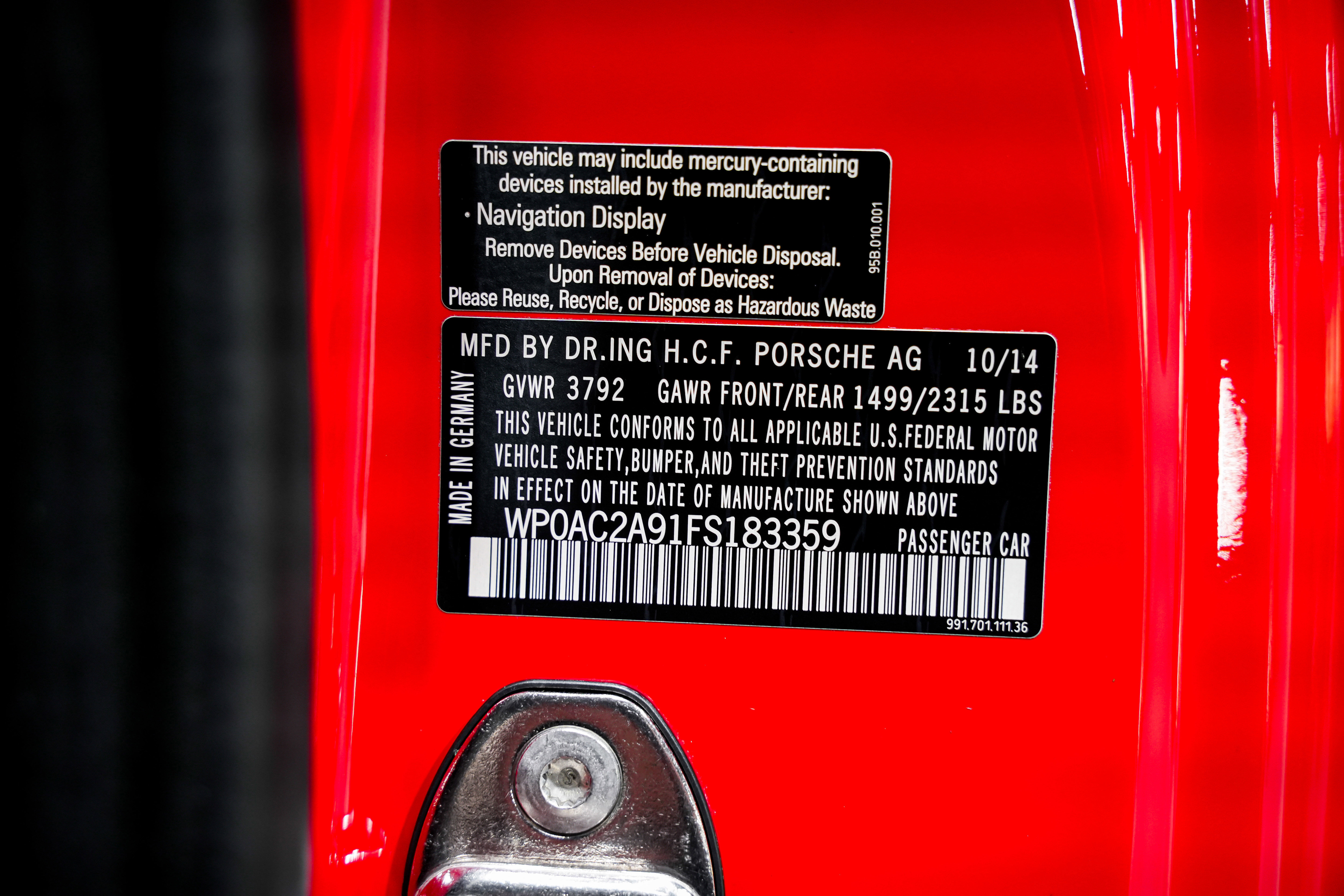 Used 2015 Porsche 911 GT3 image 42