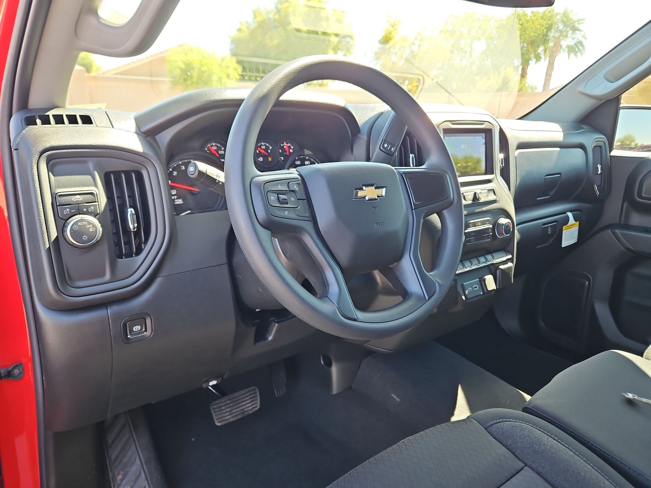 New 2026 Chevrolet Silverado 1500 Custom w/ Turbomax Blackout Package RWD image 2