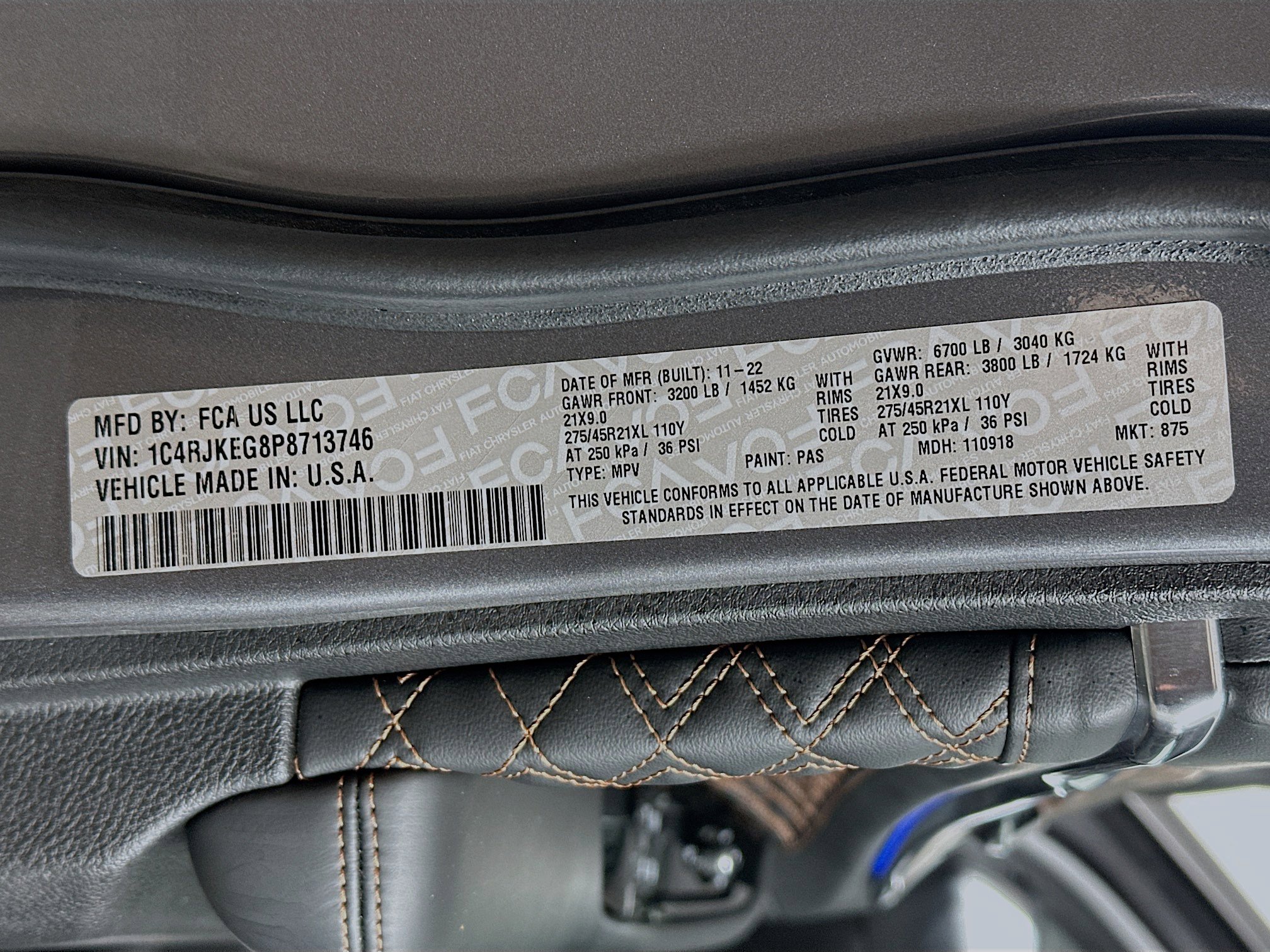 Used 2023 Jeep Grand Cherokee L Summit w/ Advanced Protech Group IV image 34