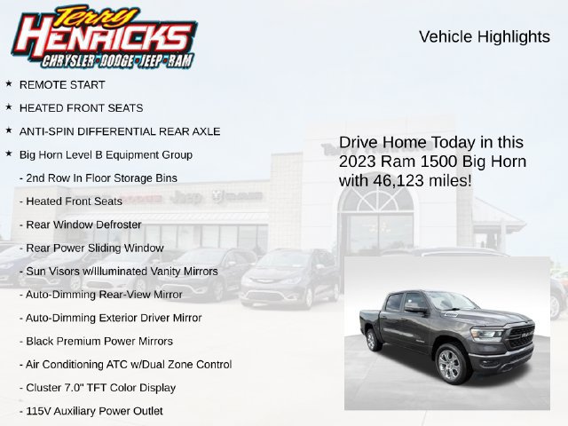 Certified 2023 RAM 1500 Big Horn AWD/4WD image 4