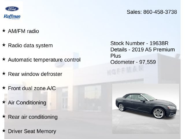 Used 2019 Audi A5 2.0T Premium Plus AWD/4WD image 15