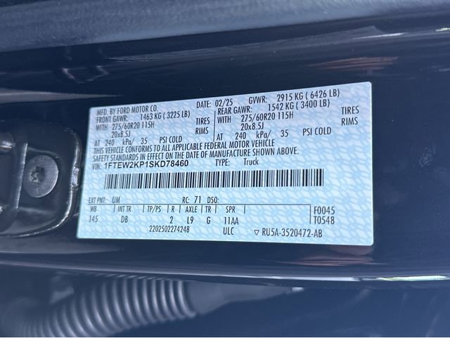 Used 2025 Ford F150 STX w/ Equipment Group 200A RWD image 43