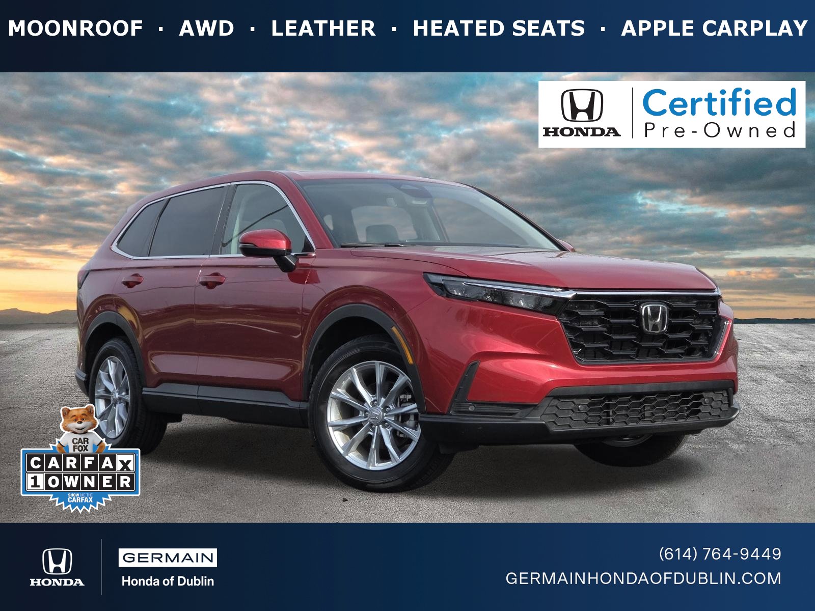 Certified 2025 Honda CR-V EX-L image 1