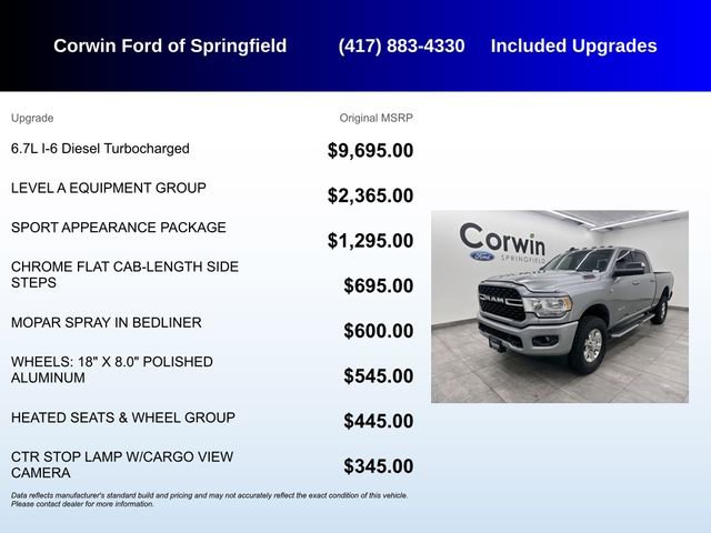 Used 2022 RAM 2500 Big Horn w/ Level A Equipment Group image 5