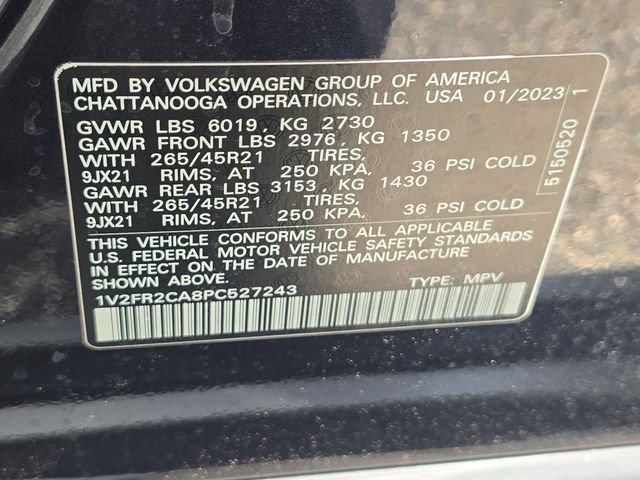 Certified 2023 Volkswagen Atlas SEL Premium AWD/4WD image 31