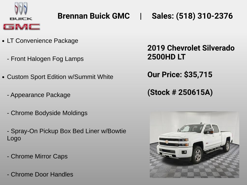 Certified 2019 Chevrolet Silverado 2500 LT w/ Custom Sport Edition AWD/4WD image 12
