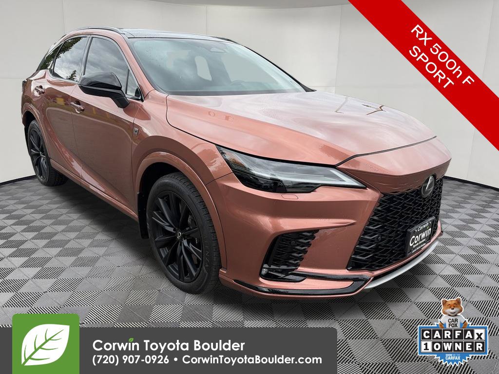 Used 2023 Lexus RX 500h F Sport w/ Accessory Package (Z1)