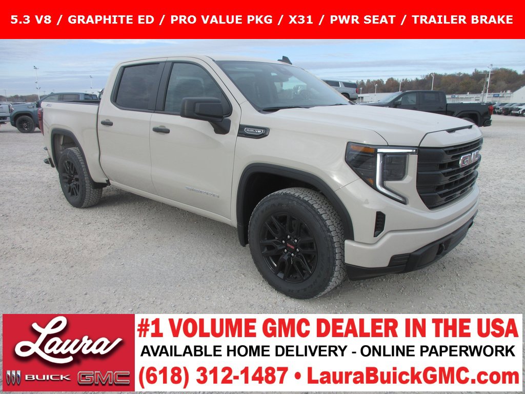 New 2026 GMC Sierra 1500 Pro w/ Graphite Edition