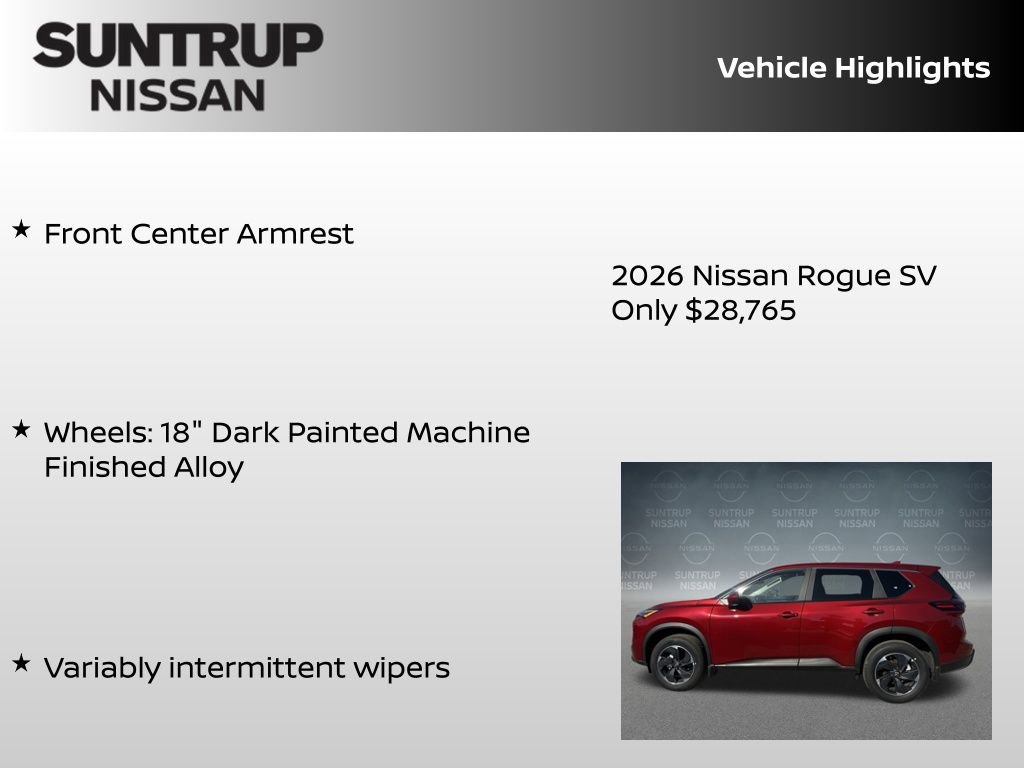 New 2026 Nissan Rogue SV image 38