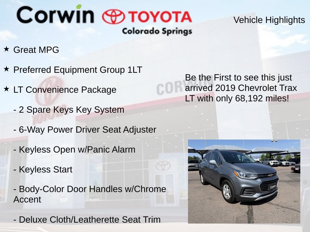 Used 2019 Chevrolet Trax LT w/ LT Convenience Package FWD image 4