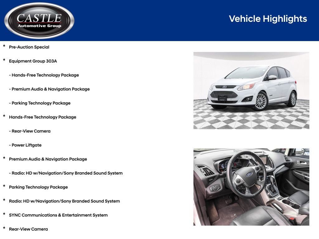 Used 2014 Ford C-MAX SEL w/ Equipment Group 303A FWD image 4