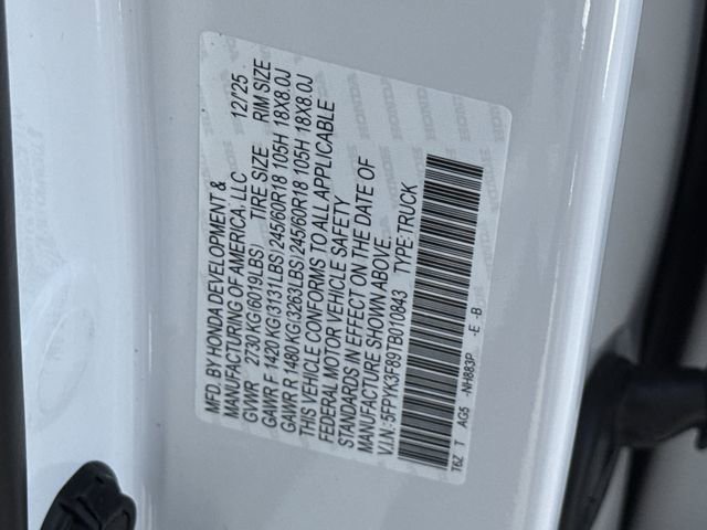 New 2026 Honda Ridgeline Black Edition image 42
