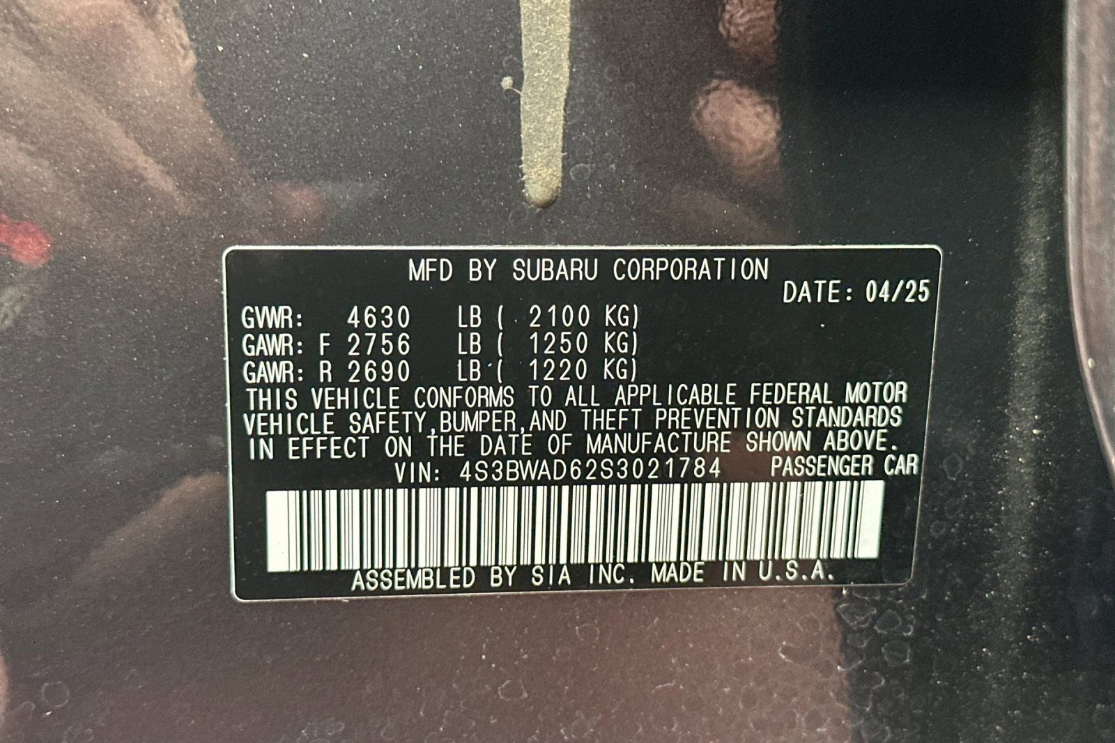 Used 2025 Subaru Legacy Premium AWD/4WD image 36
