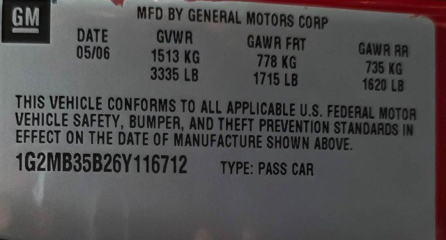 Used 2006 Pontiac Solstice Convertible w/ Premium Package RWD image 32