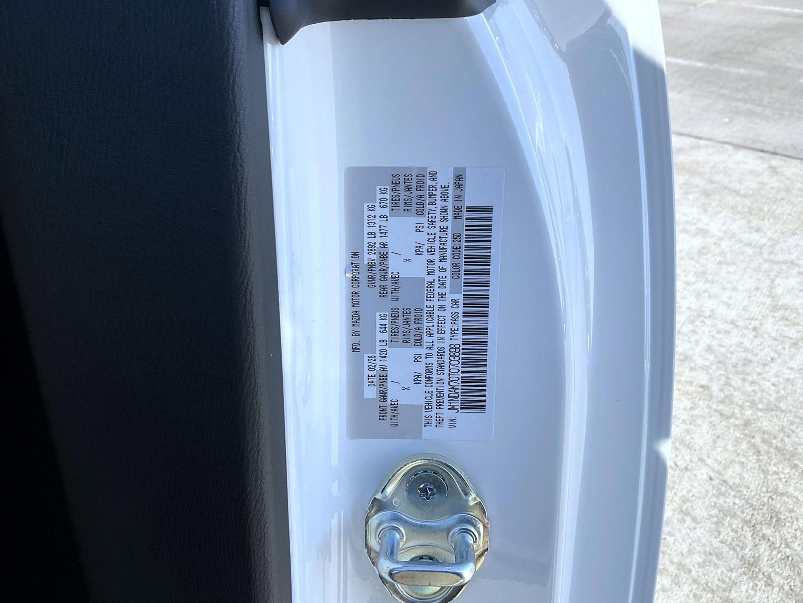 New 2026 MAZDA MX-5 Miata RF Grand Touring RWD image 21