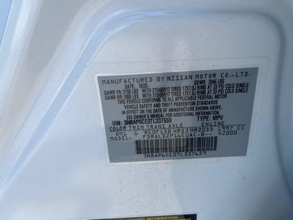 Certified 2026 Nissan Kicks SV w/ SV Premium Package FWD image 32