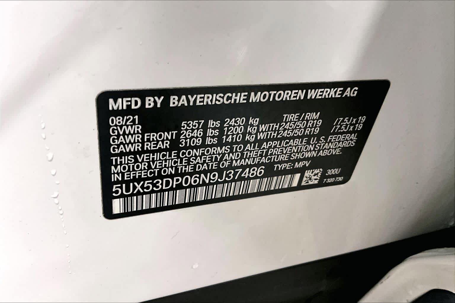 Used 2022 BMW X3 xDrive30i w/ Convenience Package AWD/4WD image 34