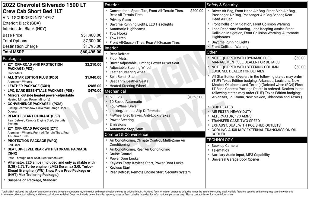 Used 2022 Chevrolet Silverado 1500 LT AWD/4WD image 39