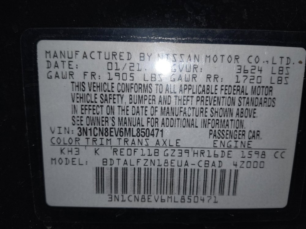 Used 2021 Nissan Versa SV FWD image 33