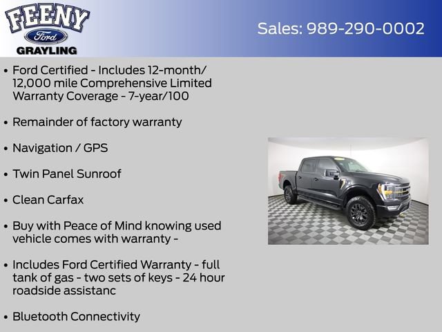 Certified 2023 Ford F150 Tremor AWD/4WD video 4