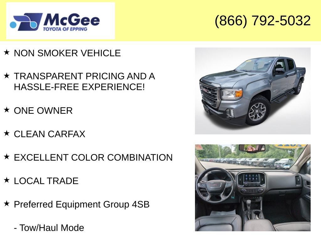 Used 2022 GMC Canyon AT4 w/ Trailering Package AWD/4WD image 4