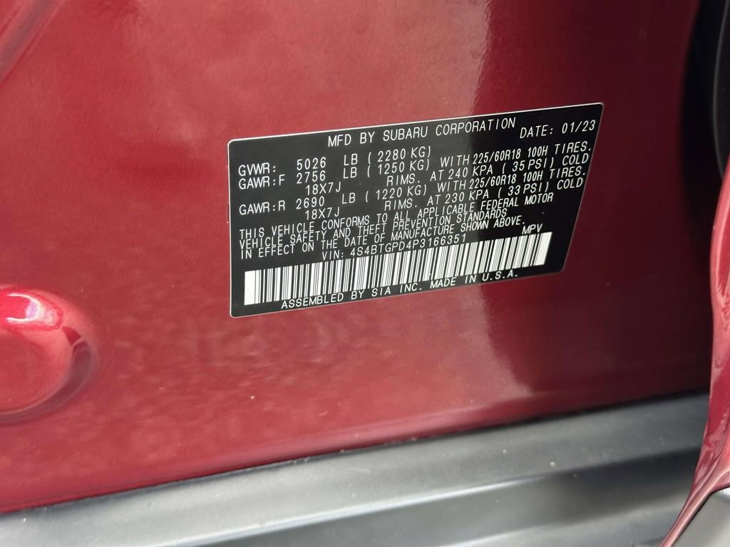 Certified 2023 Subaru Outback Touring XT image 13