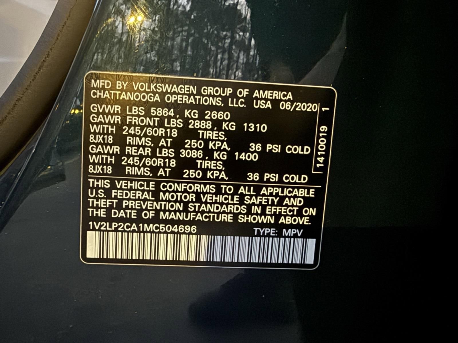 Used 2021 Volkswagen Atlas SE image 43