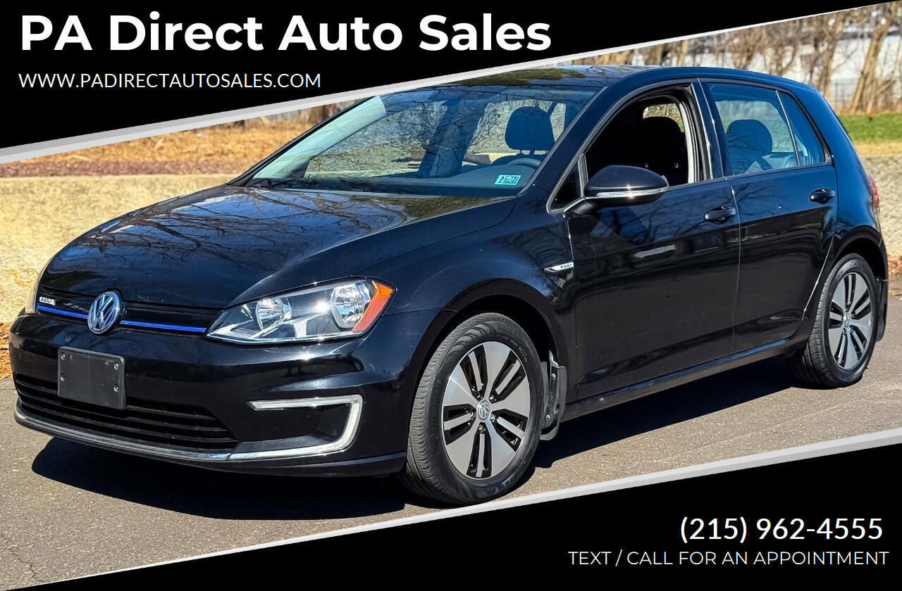 Used 2016 Volkswagen e-Golf SE w/ DC Fast Charging Package FWD image 1