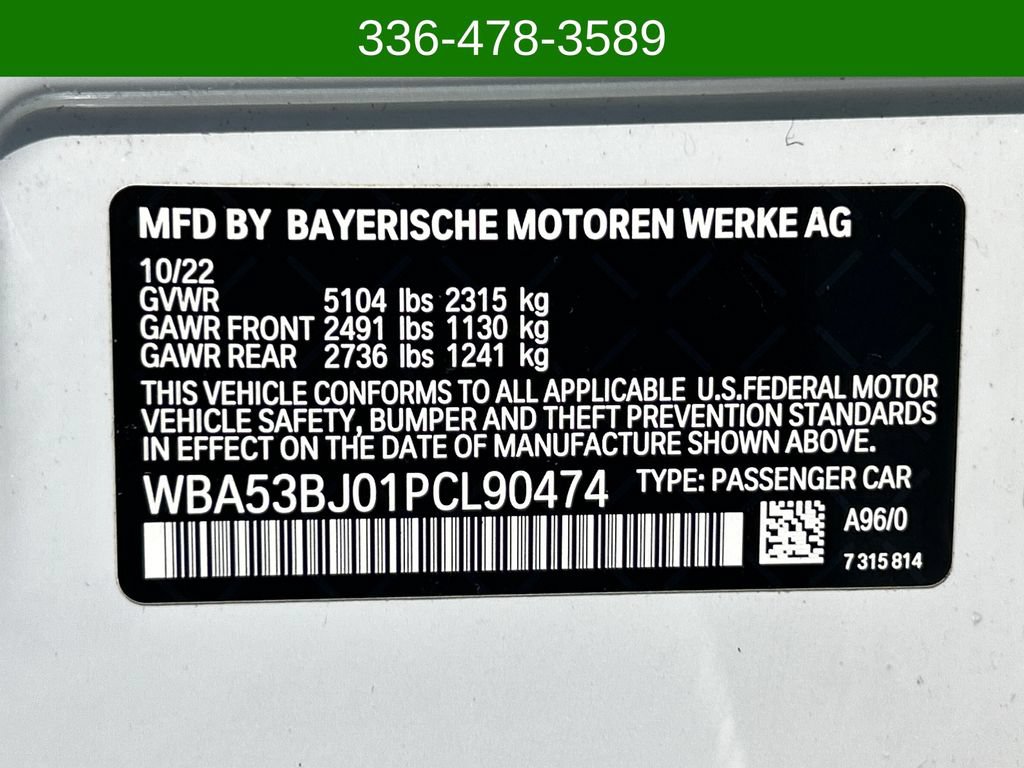 Used 2023 BMW 540i RWD image 30