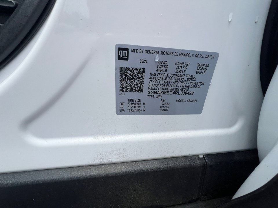 Used 2024 Chevrolet Equinox RS w/ RS Leather Package FWD image 34