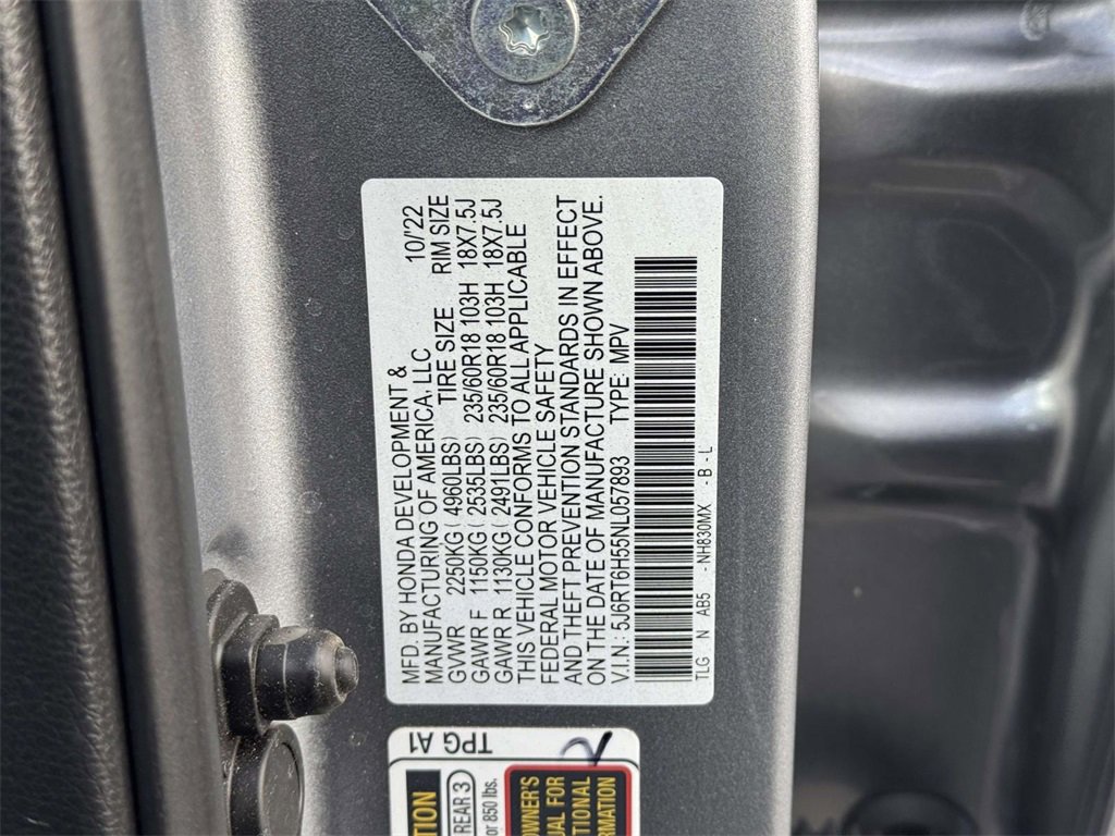 Certified 2022 Honda CR-V EX image 16