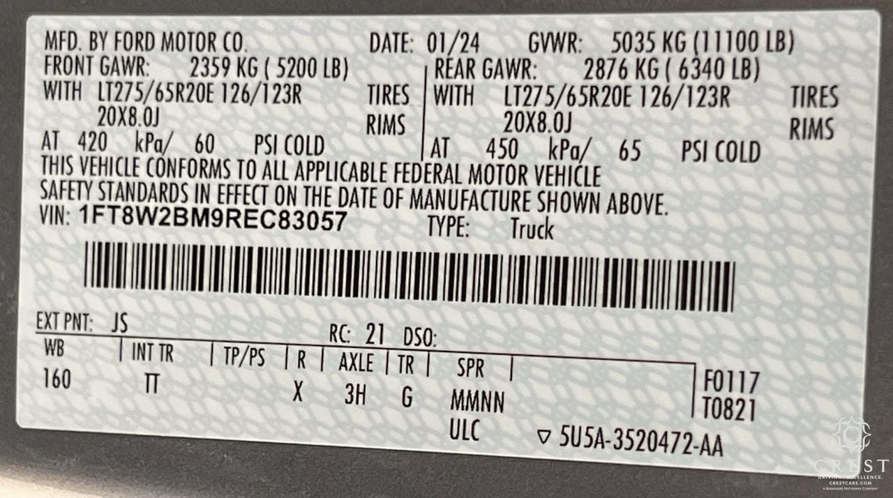 Used 2024 Ford F250 Limited w/ FX4 Off-Road Package AWD/4WD image 31