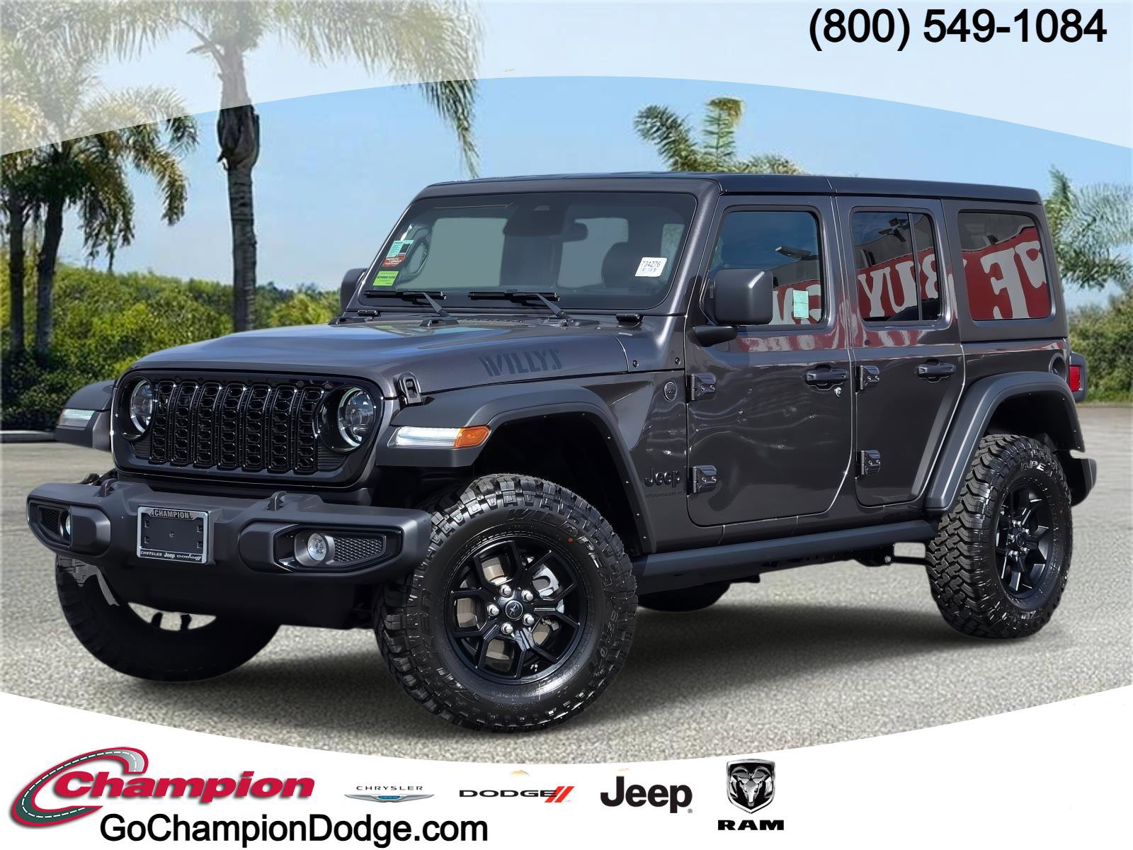New 2026 Jeep Wrangler Unlimited Sport