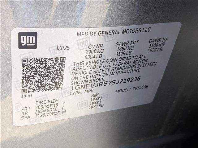 Used 2025 Chevrolet Traverse Z71 AWD/4WD image 25