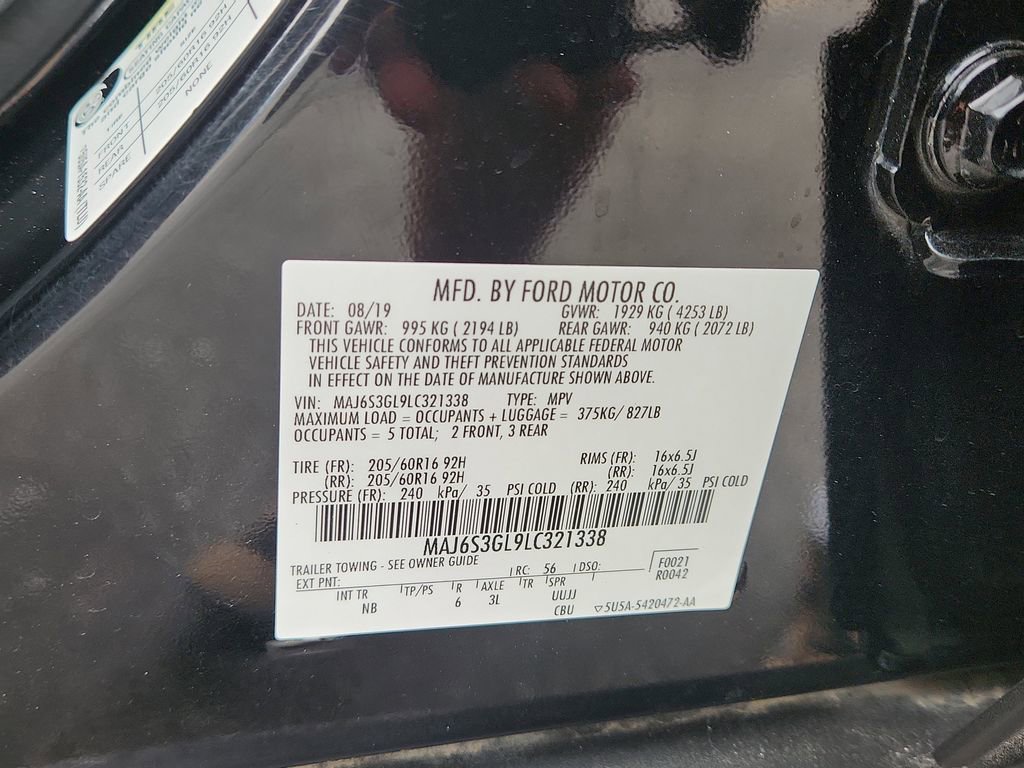 Used 2020 Ford EcoSport SE w/ SE Convenience Package AWD/4WD image 18