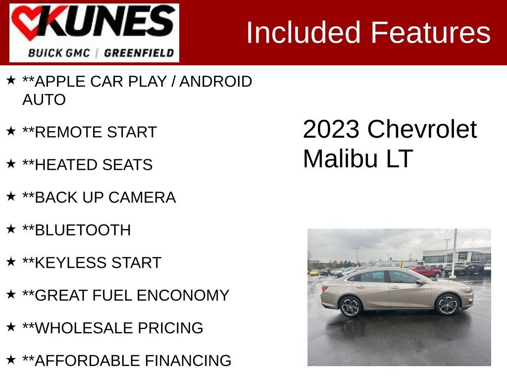 Used 2023 Chevrolet Malibu LT image 2