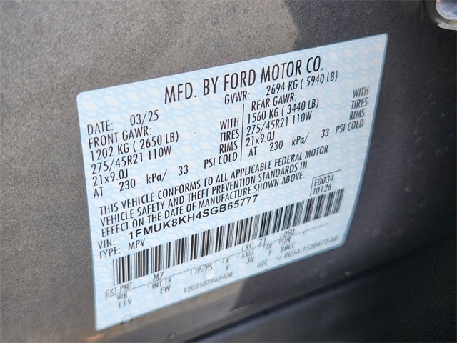 Used 2025 Ford Explorer ST-Line w/ ST-Line Street Pack image 31