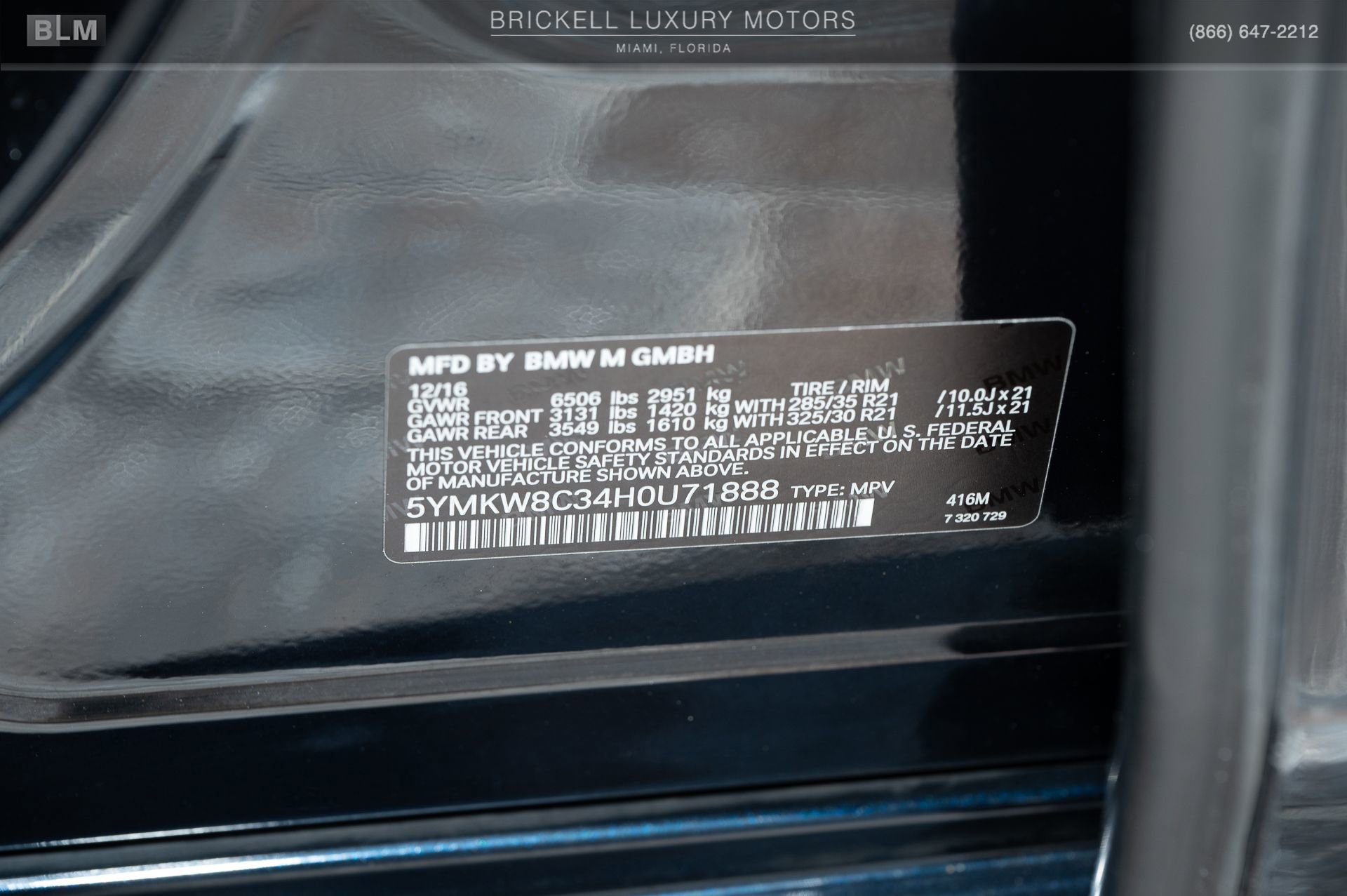 Used 2017 BMW X6 M image 41