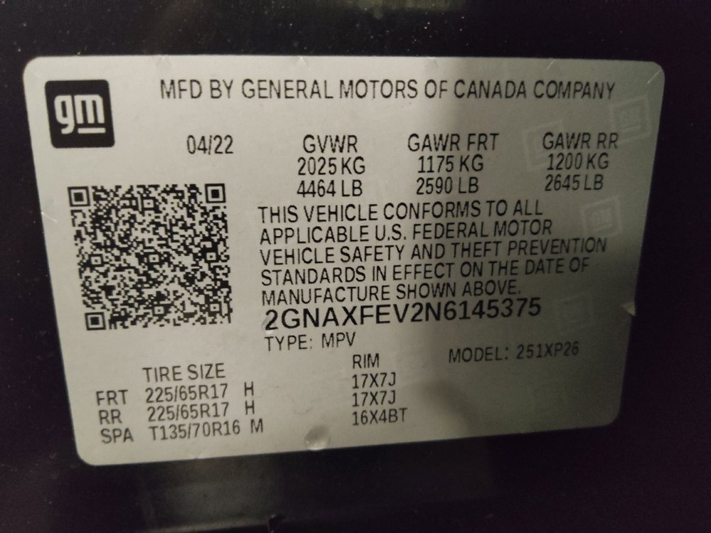 Used 2022 Chevrolet Equinox LS FWD image 33