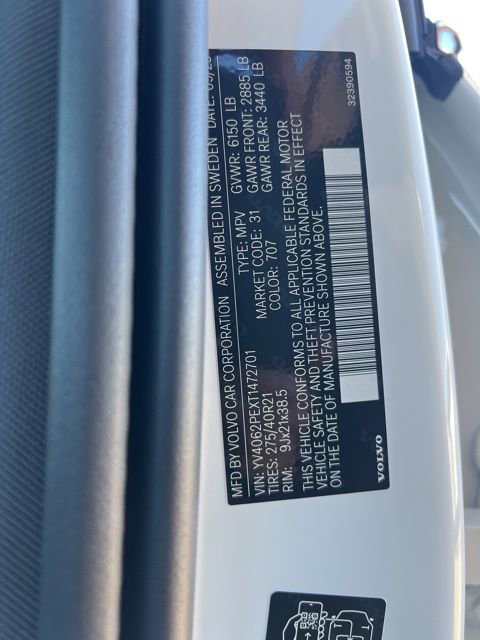 New 2026 Volvo XC90 B6 Plus w/ Protection Package Premier AWD/4WD image 10
