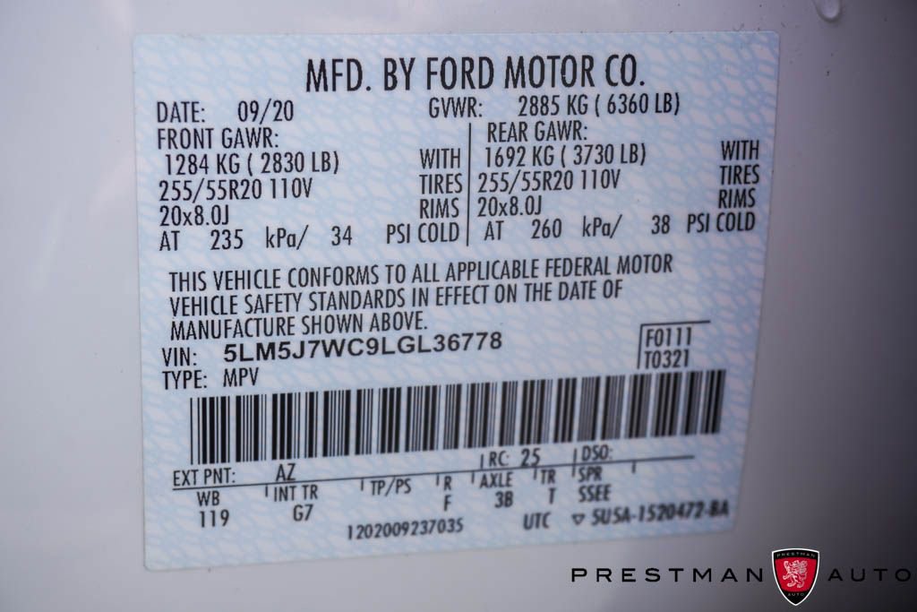 Used 2020 Lincoln Aviator Reserve w/ Elements Package Plus image 25