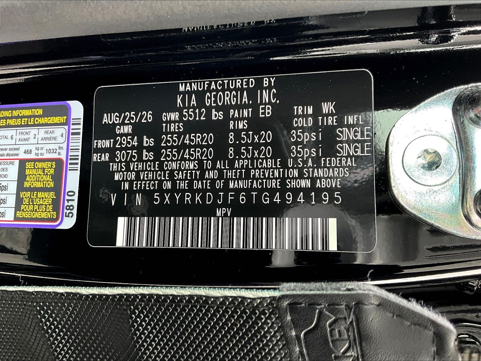 New 2026 Kia Sorento SX AWD/4WD image 21