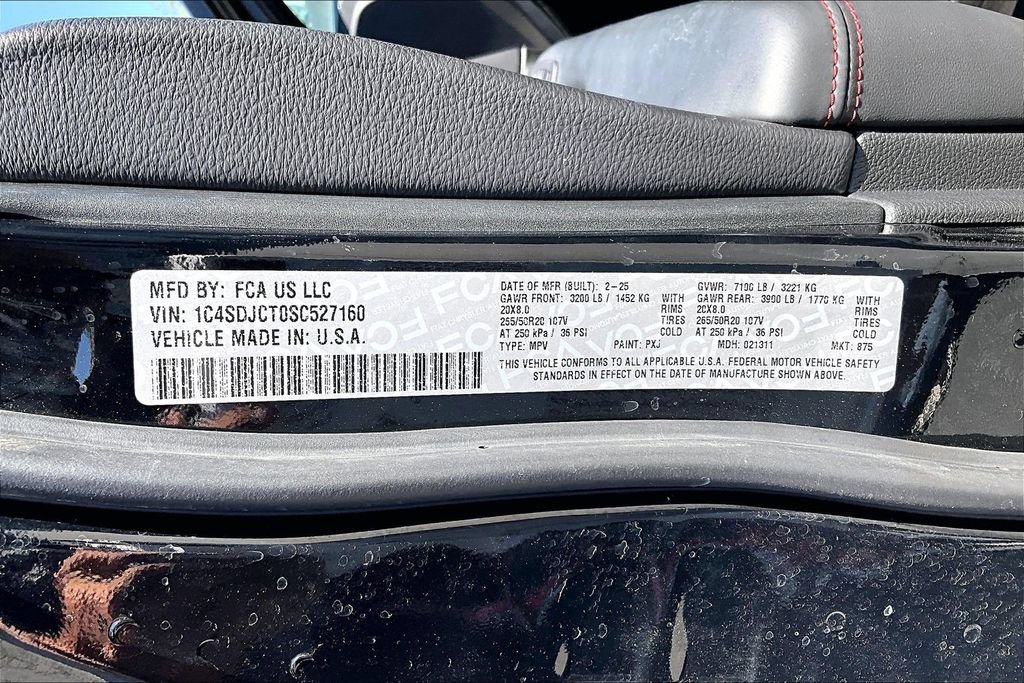 Certified 2025 Dodge Durango R/T AWD/4WD image 32