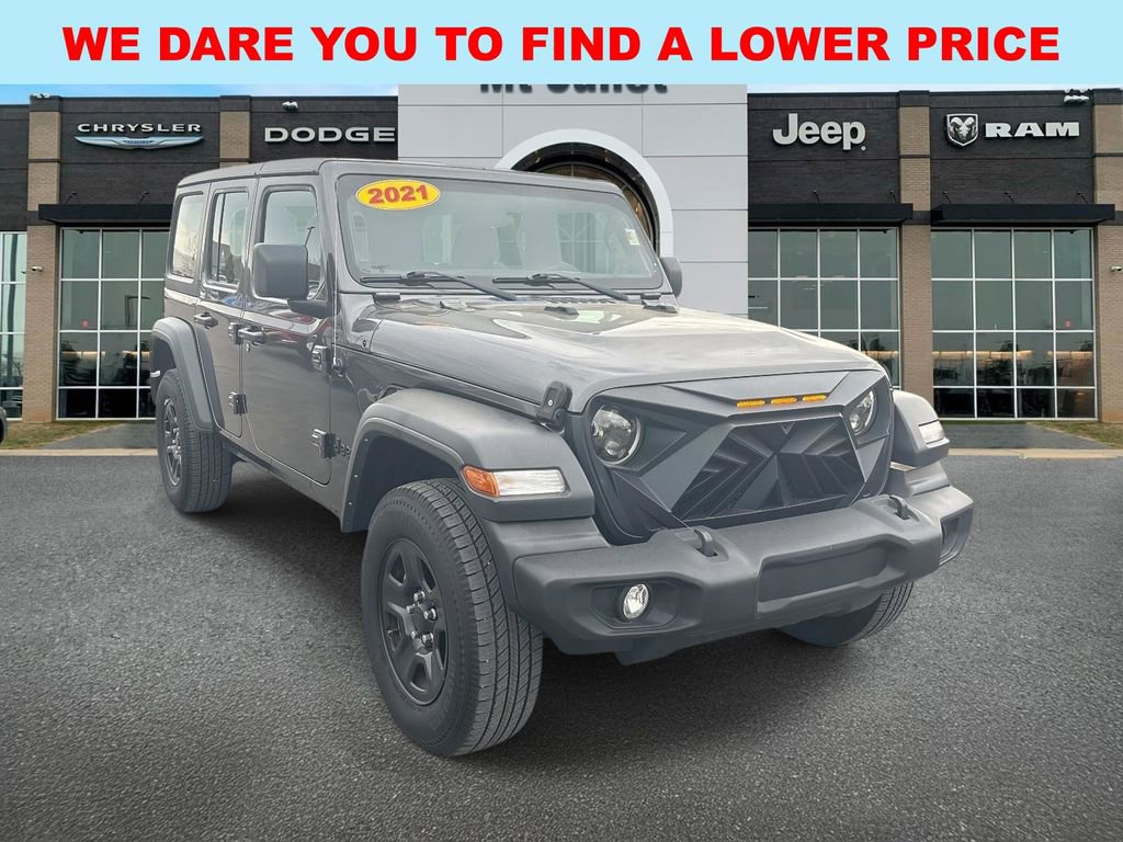 Used 2021 Jeep Wrangler Unlimited Sport image 1