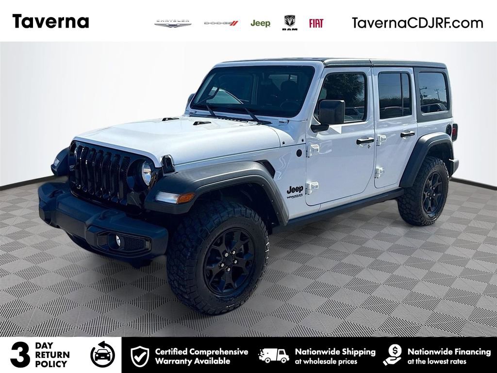 Used 2021 Jeep Wrangler Unlimited Sport AWD/4WD video 1