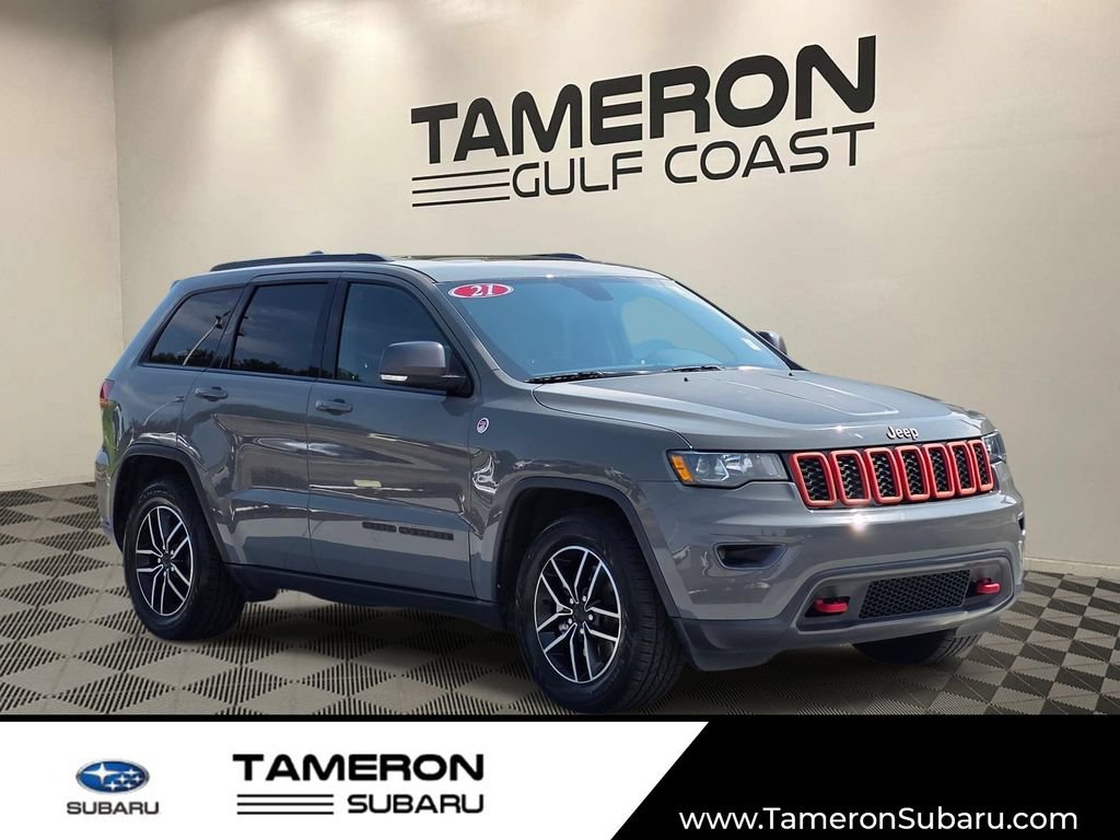 Used 2021 Jeep Grand Cherokee Trailhawk w/ Trailhawk Luxury Group AWD/4WD image 1