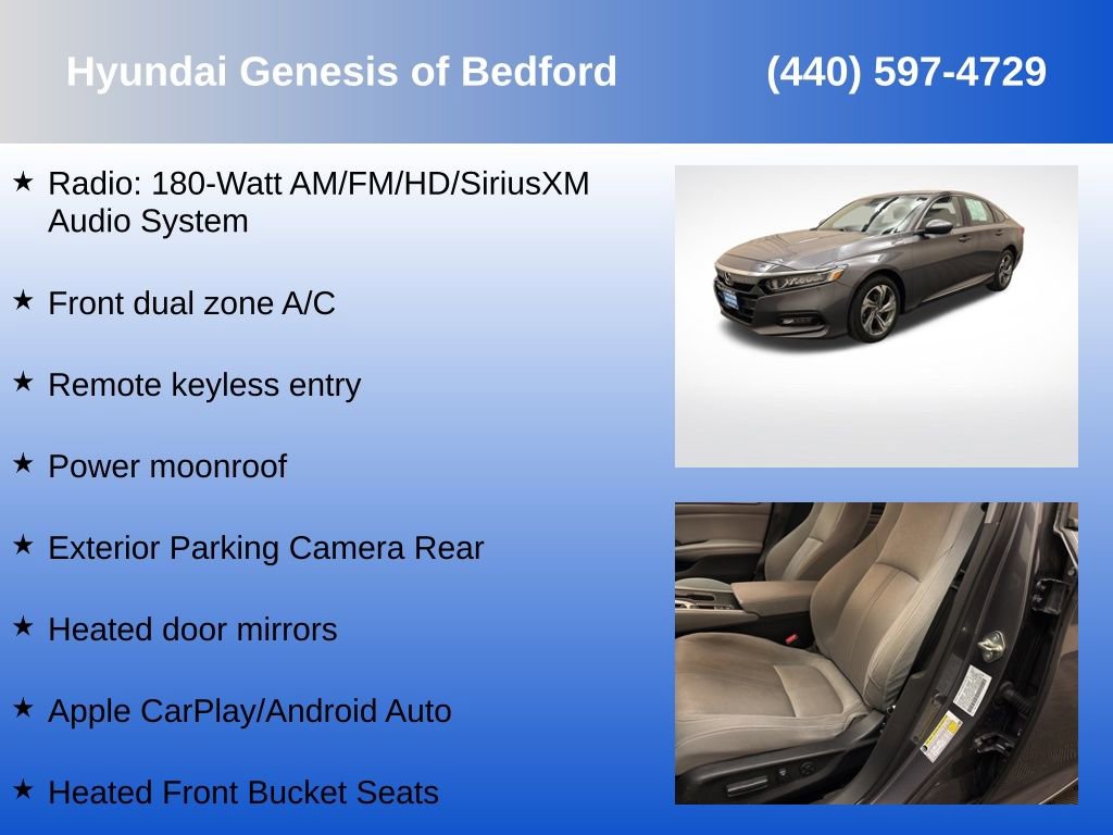 Used 2018 Honda Accord EX image 7
