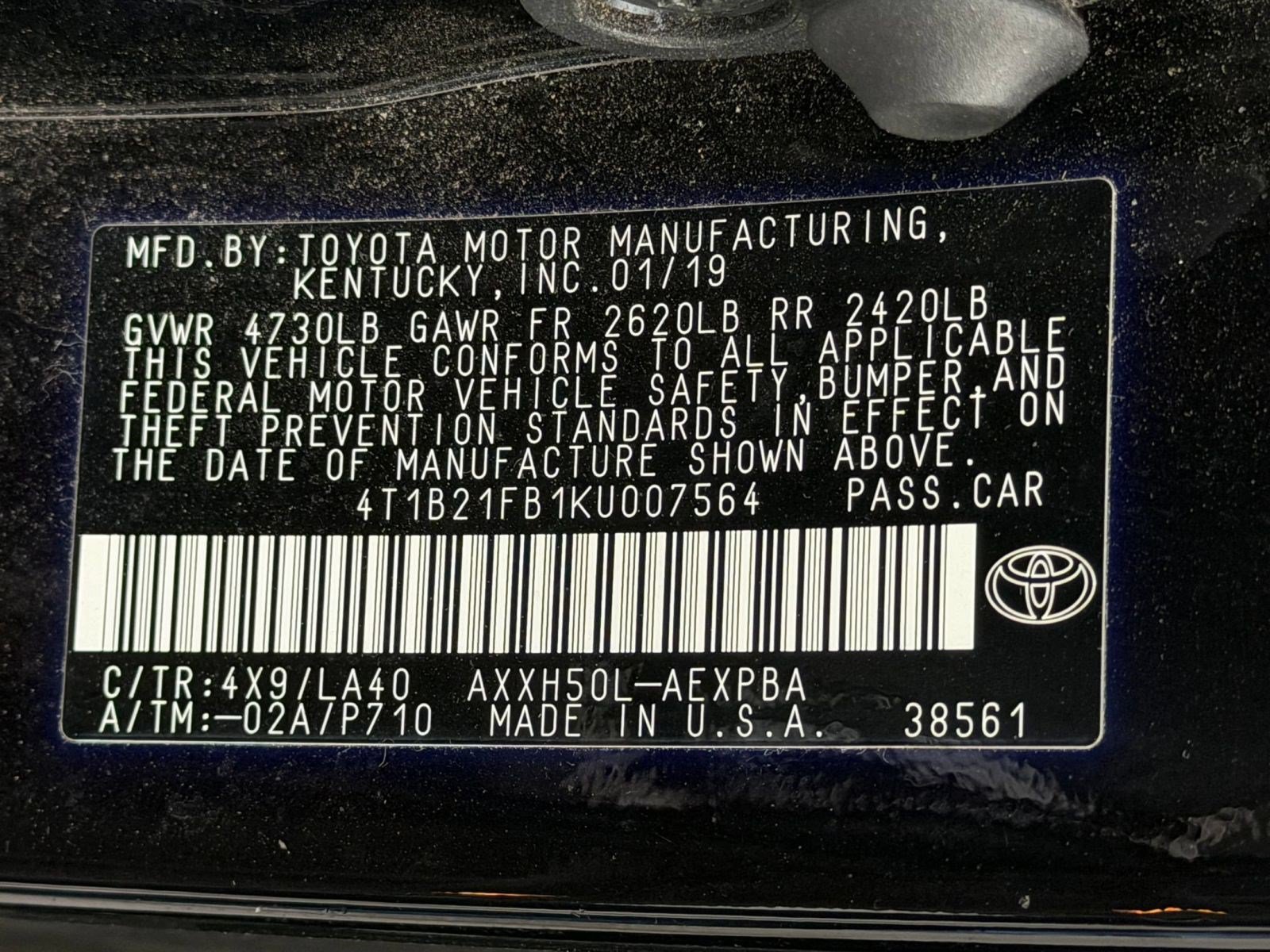 Used 2019 Toyota Avalon Limited w/ Advanced Safety Package FWD image 21