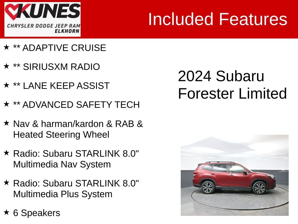Used 2024 Subaru Forester Limited image 4
