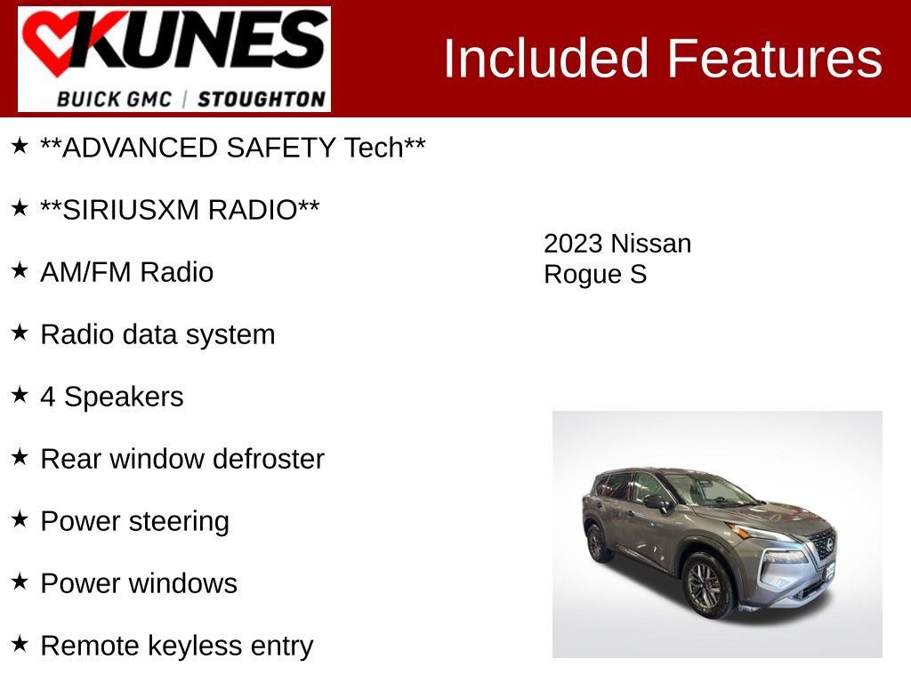 Used 2023 Nissan Rogue S image 2